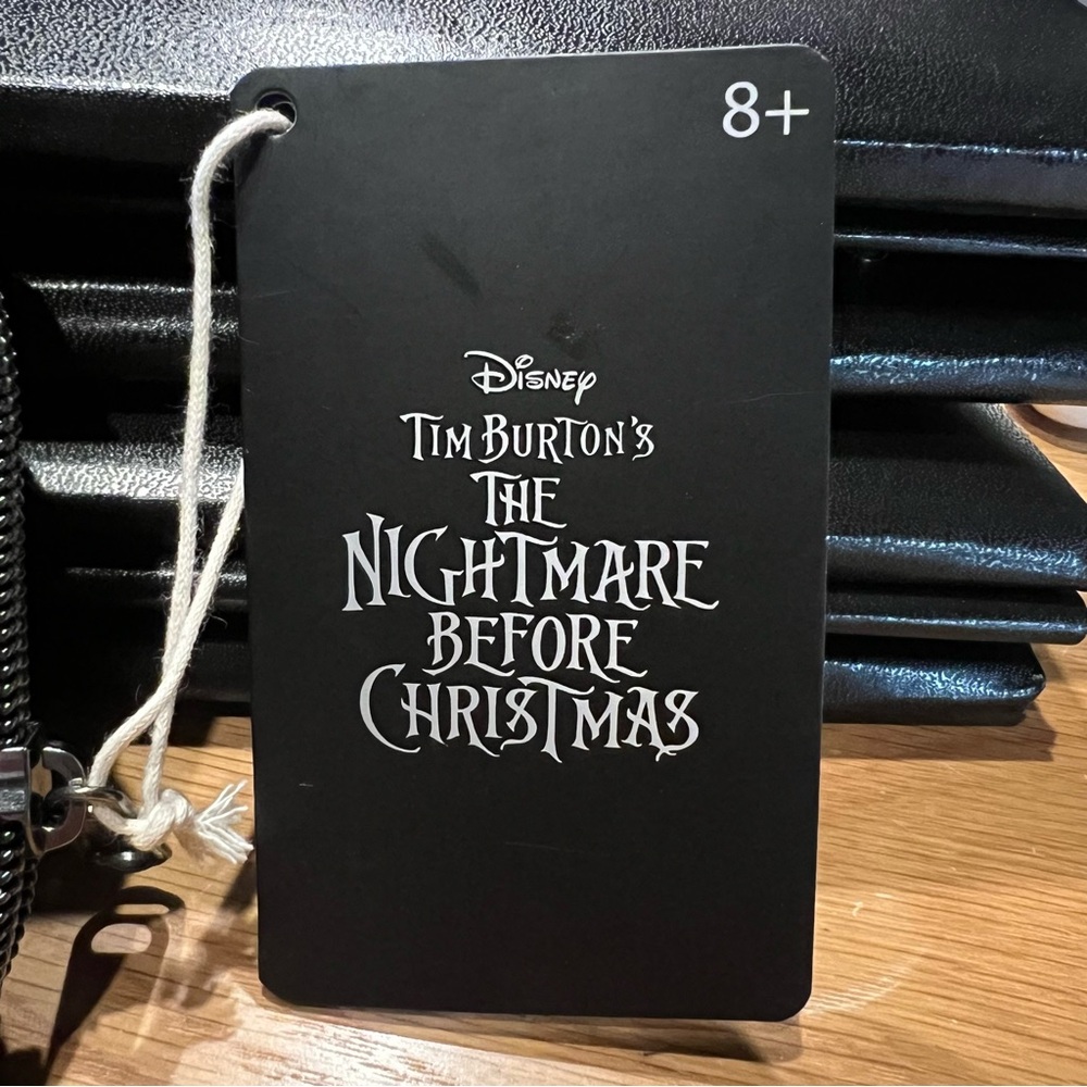 Loungefly Disney Nightmare Before Christmas Black and Purple Wallet - Picture 3 of 6